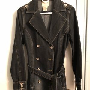 Dress jean coat size medium